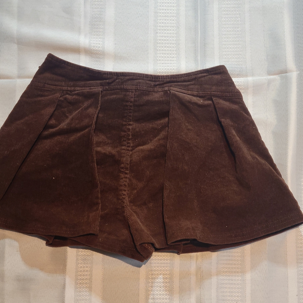 Forever 21 High Waist Brown Corduroy Shorts